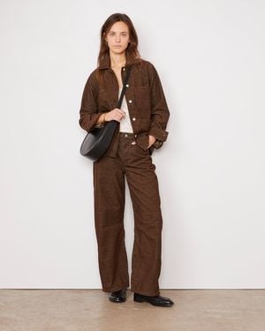Officine Generale Kalinka Overshirt - Brown