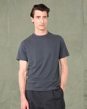 Officine Generale T-Shirt Col Rond - Vert