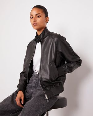 Officine Generale Dorina Bomber - Black