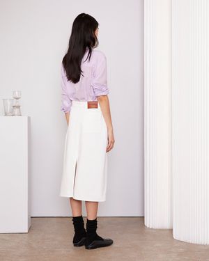 Officine Generale Ginny Skirt - White