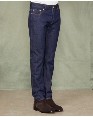 Officine Generale Slim Fit Denim - Green