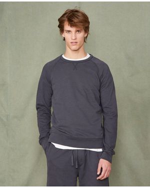 Officine Generale Crew Neck Sweatshirt - Green