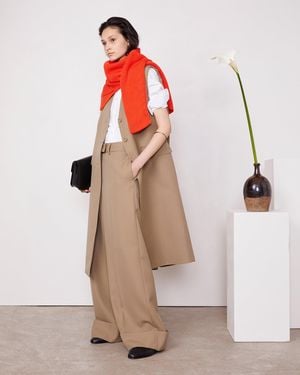 Officine Generale Rosalia Pants - Natural