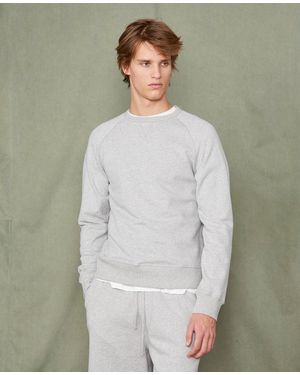 Officine Generale Crew Neck Sweatshirt - Green