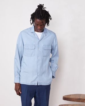 Officine Generale Leto Shirt - Blue