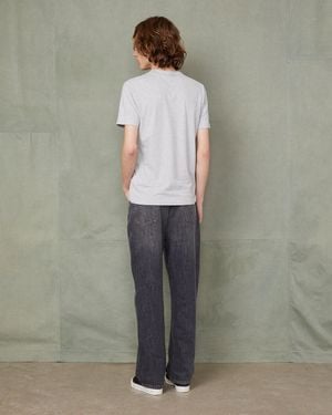 Officine Generale Crew Neck T-Shirt - Grey