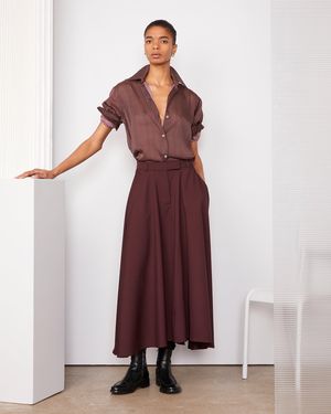 Officine Generale Bertille Skirt - Purple