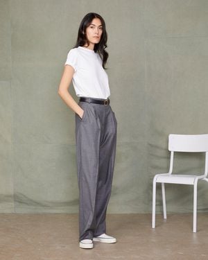 Officine Generale New Sophie Pants - Gray