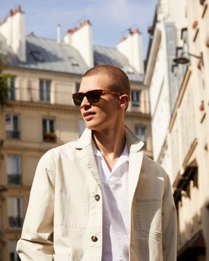 Garrett Leight Lunette - Metallic