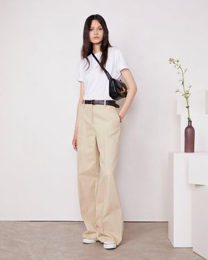 Officine Generale Rosela Trousers - Natural