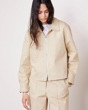Officine Generale Rhea Overshirt - Natural