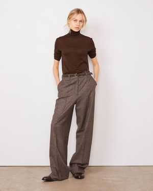 Officine Generale Pull Meli - Marron