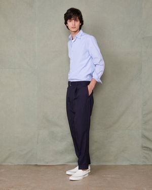 Officine Generale Soft Collar Shirt - Green