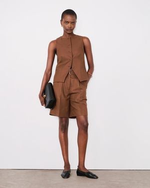 Officine Generale Lane Waistcoat - Brown