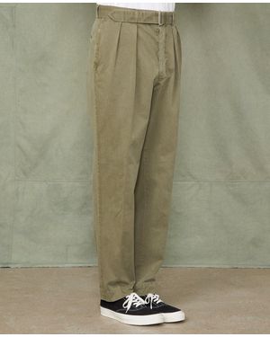 Officine Generale Pleated Chino - Green