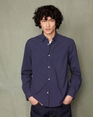 Officine Generale Soft Collar Shirt - Green