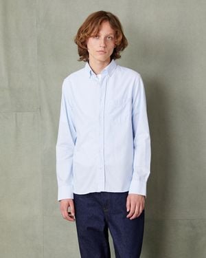 Officine Generale Chemise New Button Down - Grey