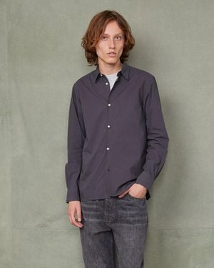 Officine Generale Chemise Soft Collar - Grey