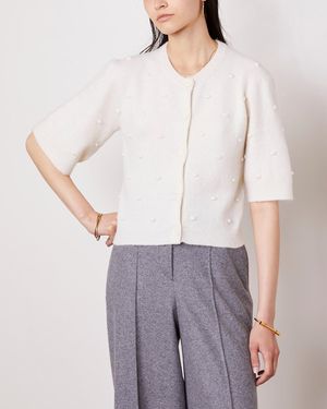 Officine Generale Cardigan Lotte - Natural
