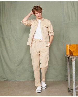 Officine Generale Surchemise Poches Plaquées - Vert