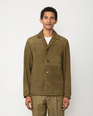 Officine Generale Jessy Overshirt - Green
