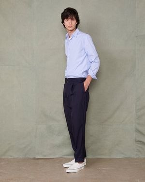 Officine Generale Soft Collar Shirt - Green