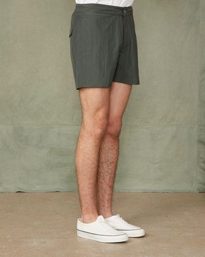 Officine Generale Roman Swimwear - Green