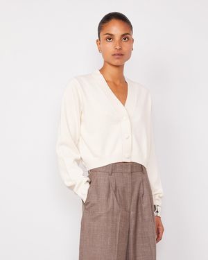Officine Generale Cardigan Serena - White