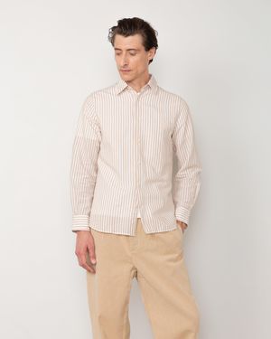 Officine Generale Giacomo Shirt - Natural