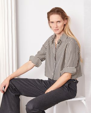 Officine Generale Chemise Cataleya - Gris