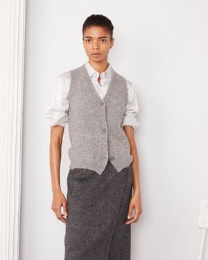 Officine Generale Gilet Nais - White
