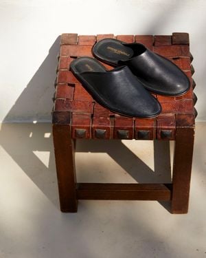 Officine Generale Slipper - Brown
