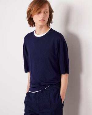 Officine Generale T-Shirt Boris - Bleu