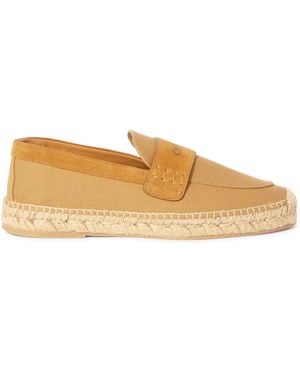 Off-White c/o Virgil Abloh Portofino Espadrillas Caramel - Weiß
