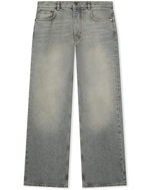 Off-White c/o Virgil Abloh Half Arrow Slim Relaxed Jeans - Grau