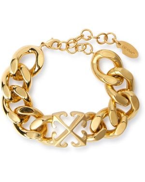 Off-White c/o Virgil Abloh Kettenarmband Mit Pfeil-Logo - Mettallic