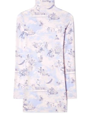 Off-White c/o Virgil Abloh Stamp Fresco Dress - Weiß