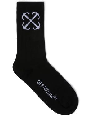 Off-White c/o Virgil Abloh Arrow Mid Socks - Schwarz