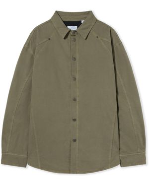 Off-White c/o Virgil Abloh Racing Staff Sport Overshirt - Grün