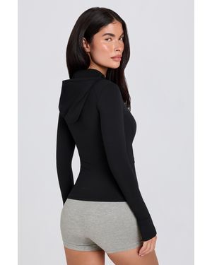 BO+TEE Soft Active Hooded Mid-Layer Jacket - Black