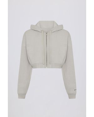 BO+TEE Lightweight Knit V-Neck Oversized Jumper - Grey