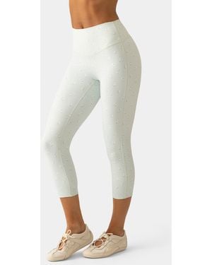 BO+TEE Soft Active Capri Leggings - Green