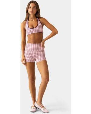 BO+TEE Soft Active Mini Shorts - Pink