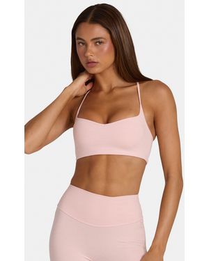 BO+TEE Soft Active Low-Impact Sports Bra - Pink