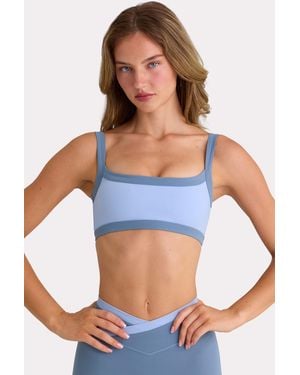 BO+TEE Soft Active Sports Bra - Blue