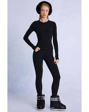 BO+TEE Thermal Base-Layer Leggings - Black