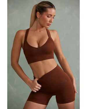 BO+TEE Super Sculpt Mini Shorts - Brown