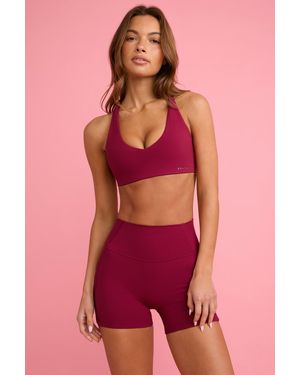 BO+TEE Soft Active Mini Shorts - Red