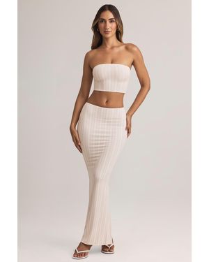 Oh Polly Modal Mid-Rise Maxi Skirt - Multicolour