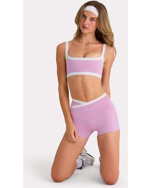 BO+TEE Soft Active Sports Bra - Pink